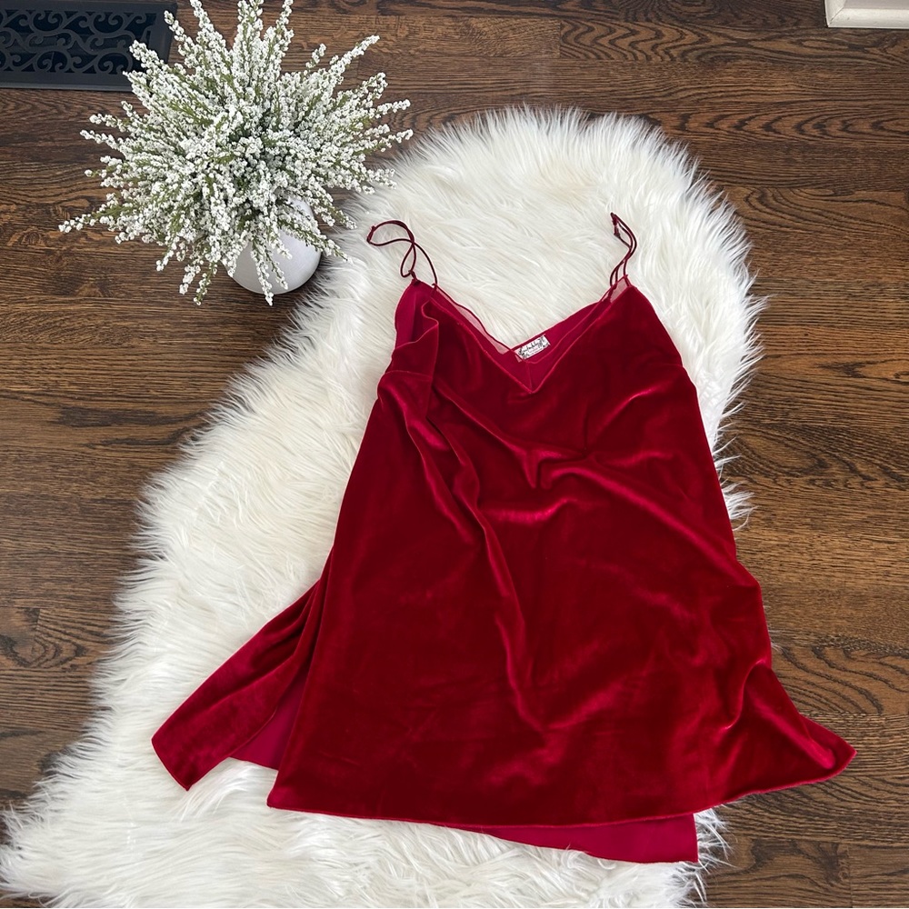 Red Velvet Top
